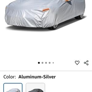 Silver Car Cover